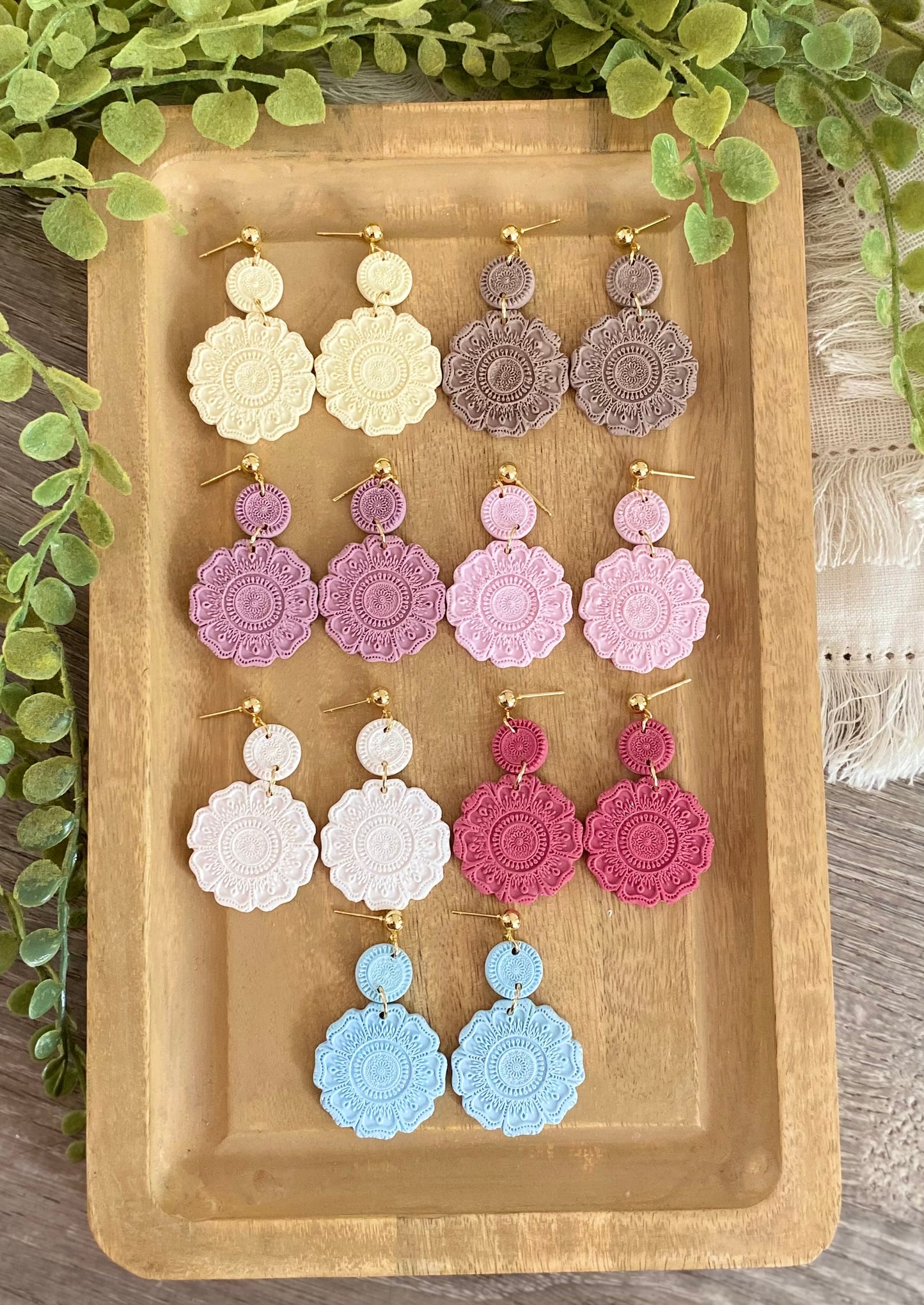 Mandala earrings